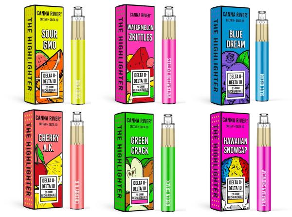 Canna River The Highlighter D8 + D10 Disposable 2.5G – UNISHOW