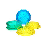 70mm 2-Part Plastic Tobacco Grinder (1 Dozen)