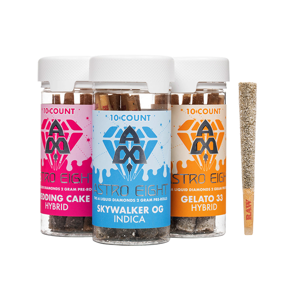 ASTRO EIGHT THC-A Liquid Diamonds Pre-rolls 20G