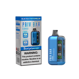 Priv Bar Turbo Rechargeable Disposable Device – 15000 Puffs
