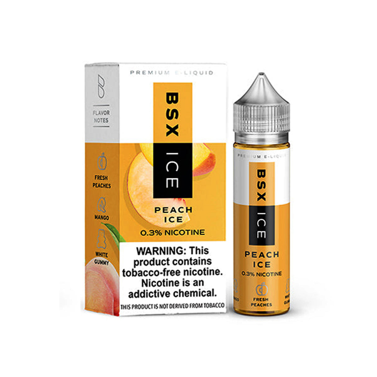 BSX Ice 60ml Tobacco-Free Nicotine E-Juice by Glas Vapor
