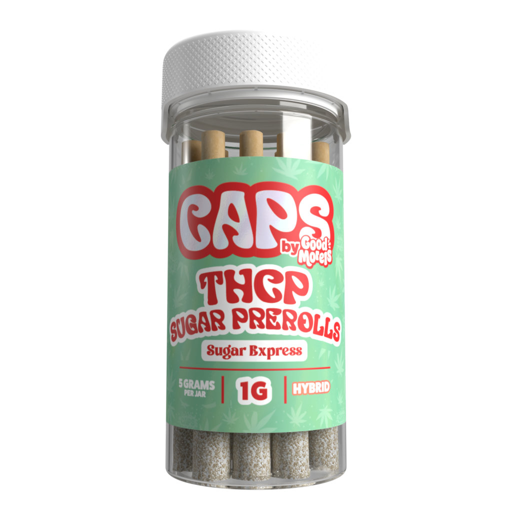 CAPS by Good Morels THCP Sugar Pre-rolls 1G/pc 5pcs/JAR
