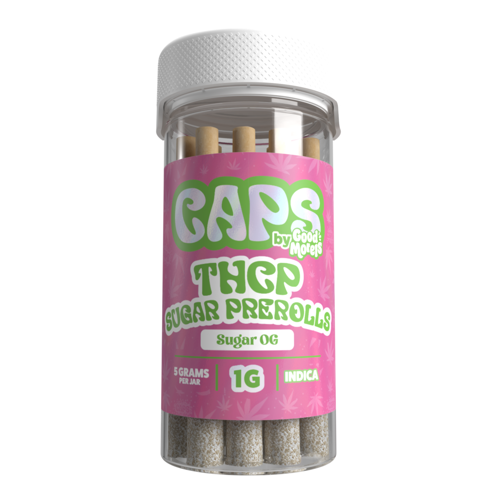 CAPS by Good Morels THCP Sugar Pre-rolls 1G/pc 5pcs/JAR