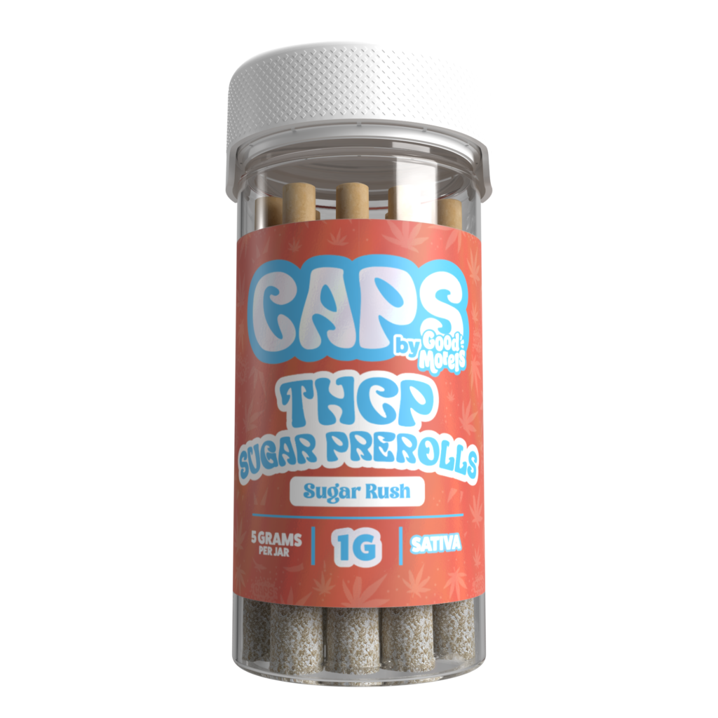 CAPS by Good Morels THCP Sugar Pre-rolls 1G/pc 5pcs/JAR