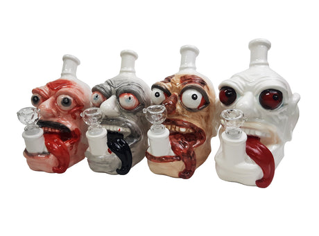 Ceramic Figurine Pipe – Zombie Head Unishowinc Ceramic Figurine Pipe – Zombie Head