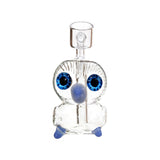4.75" Clear Owl Glass Water Pipe with Nozzle