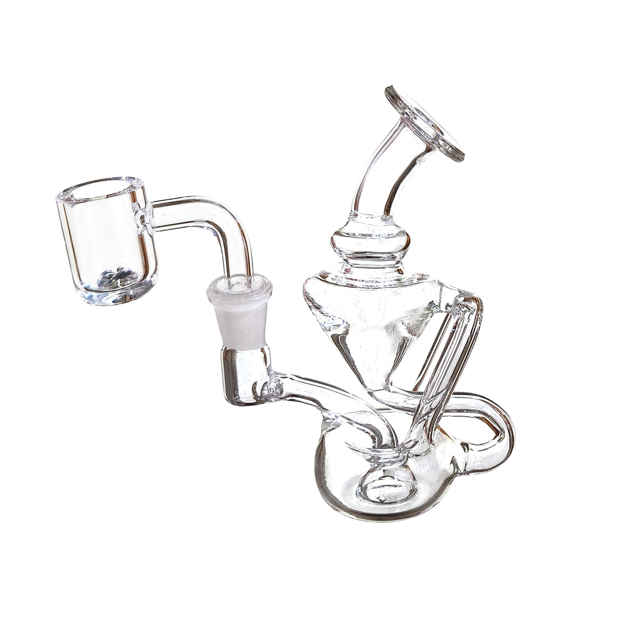 5" Clear Glass Water Pipe