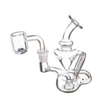 5" Clear Glass Water Pipe