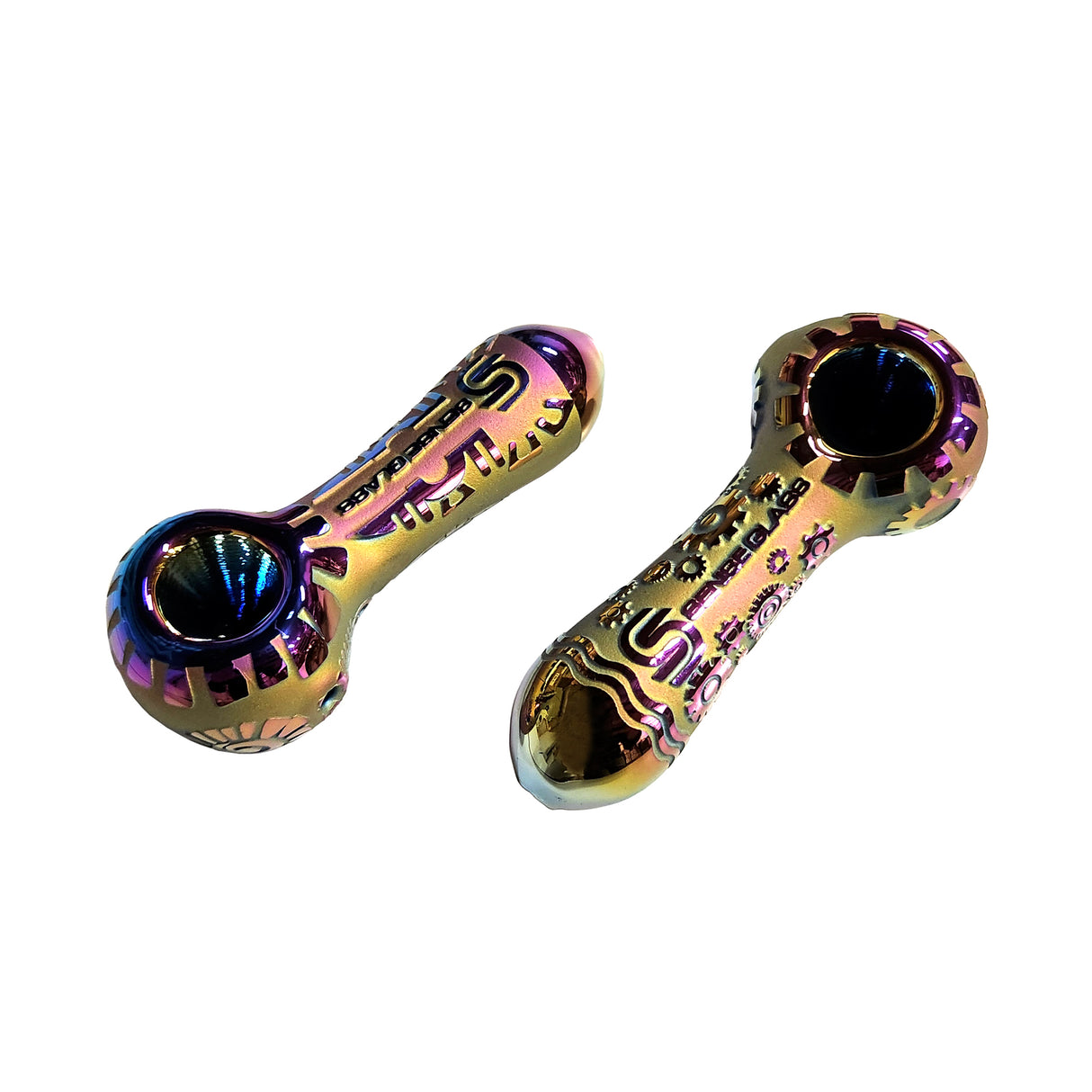 4" Colored Glass Hand Pipe