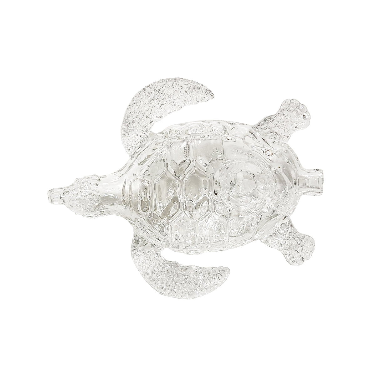 4.5" Crystal Turtle Glass Pipe