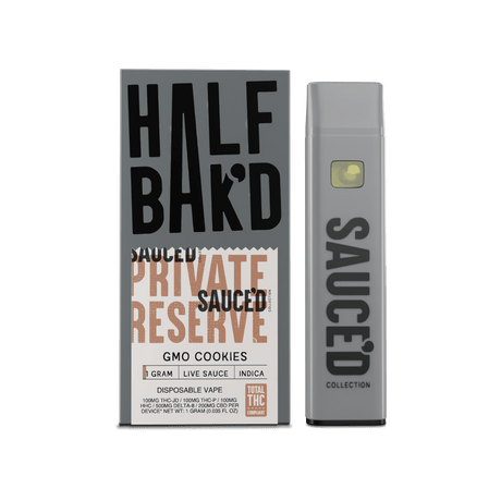 HALF BAK'D Sauced "Private Reserve" Blend - 1g Disposable