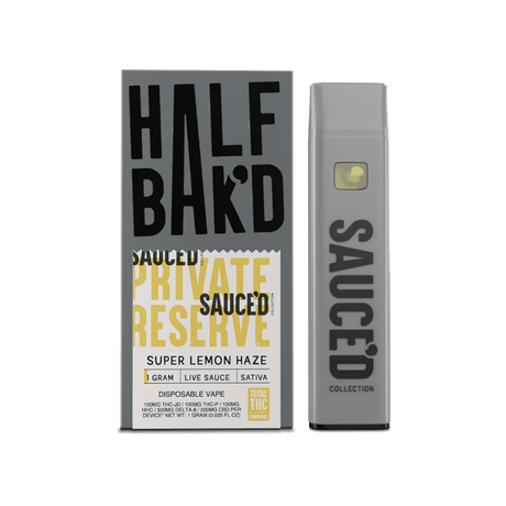HALF BAK'D Sauced "Private Reserve" Blend - 1g Disposable