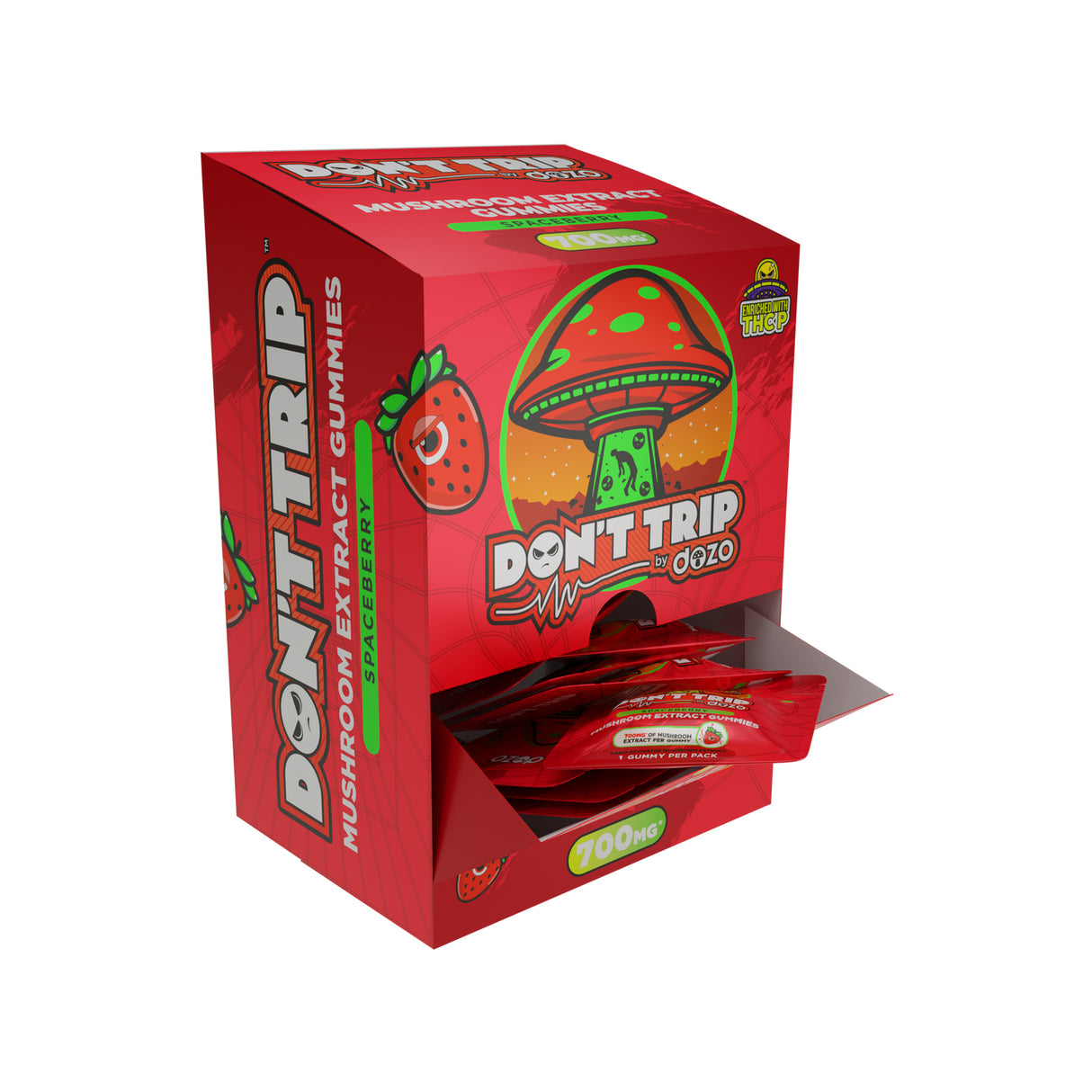 Don't Trip by Dozo THC-P Mushroom Gummies 700mg per Gummy - 25 Pack Di – UNISHOW