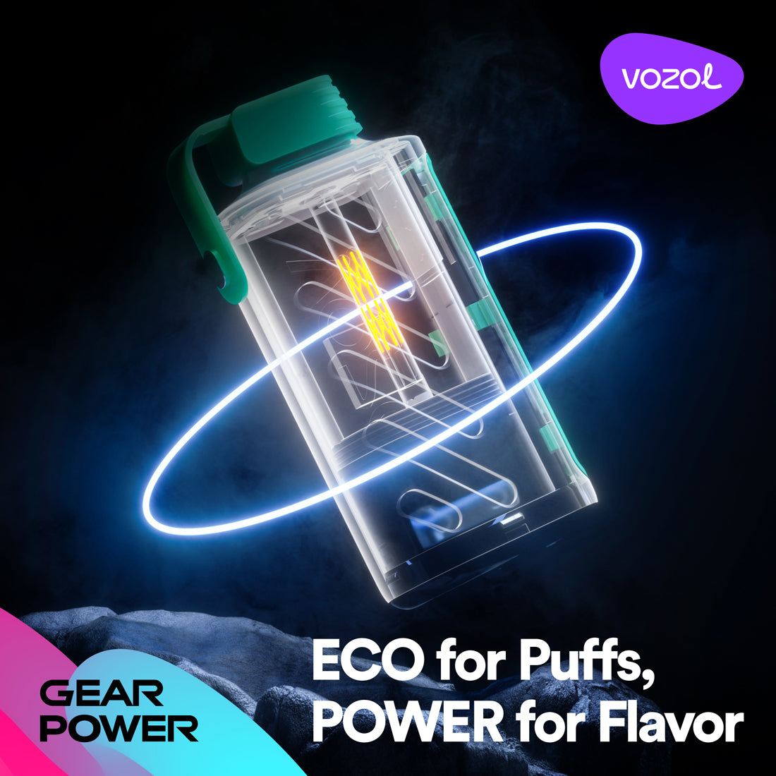 VOZOL Gear Power 20000 Puffs Rechargeable Disposable Device - 20000 Puffs [BUY 5 BOX GET 1 BOX FREE]