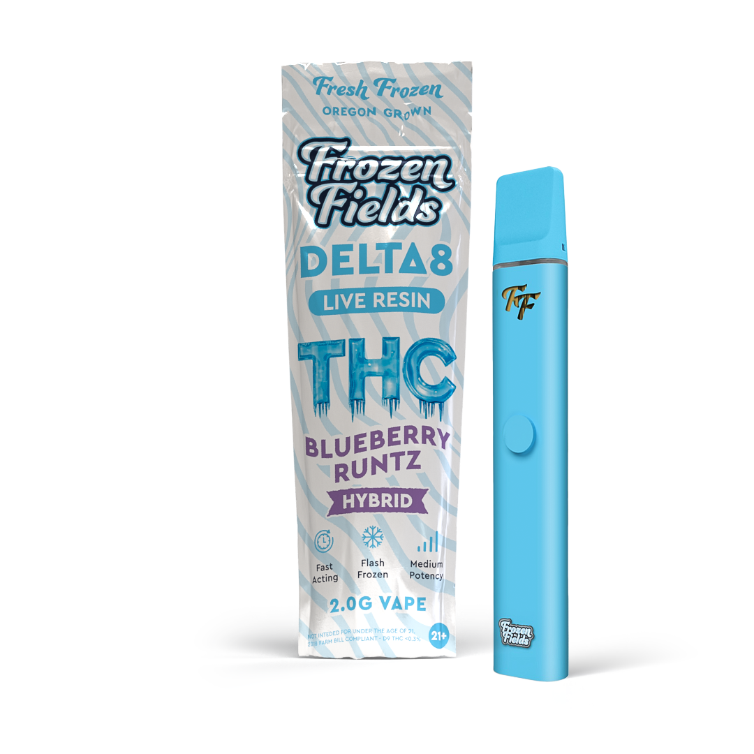 Frozen Fields DELTA-8 THC Live Resin - 2G Disposable