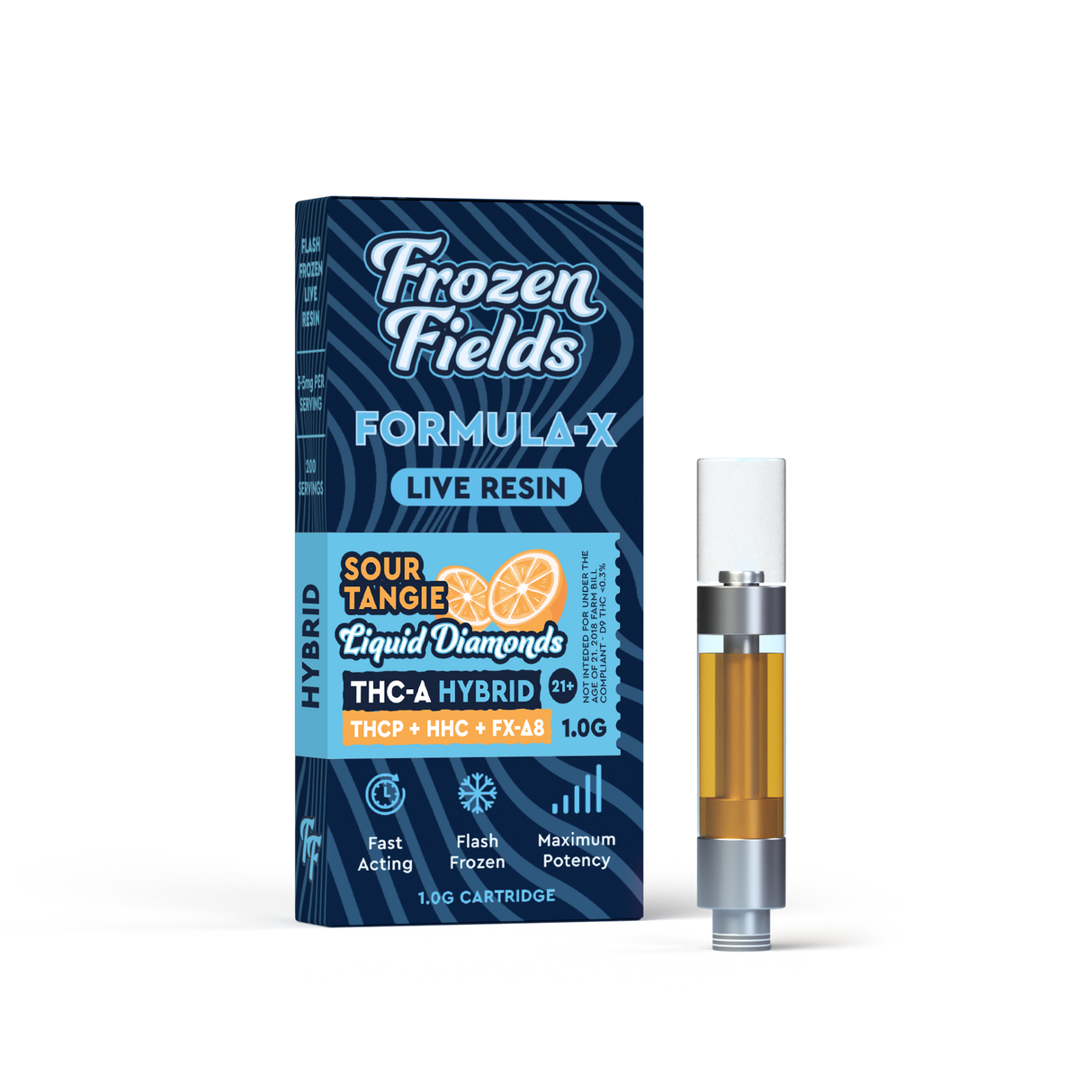 Frozen Fields Formula-X THC-A Liquid Diamonds - 1G/1000mg Pod Cartridge