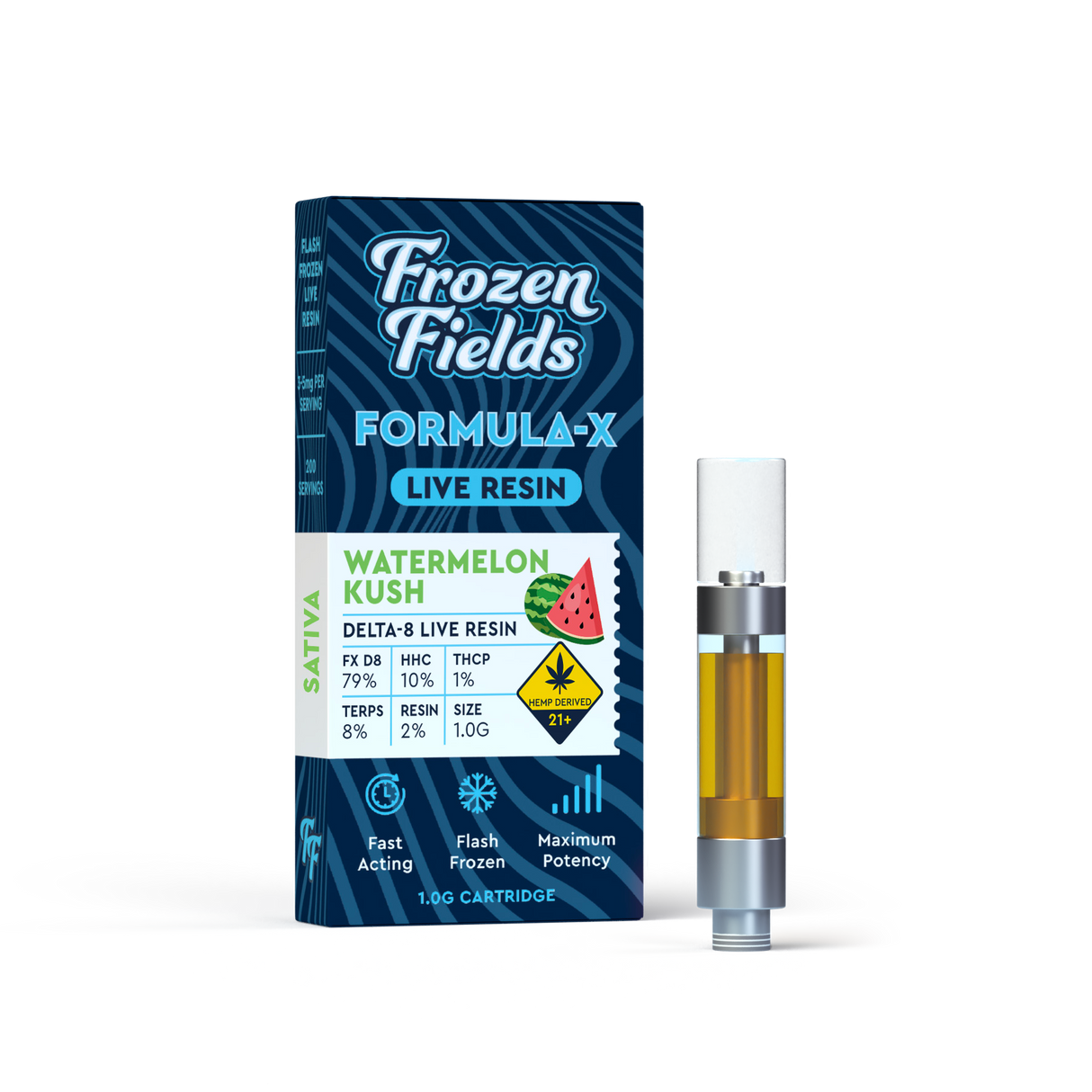 Frozen Fields Formula-X DELTA 8 THC - 1G/1000mg Pod Cartridge