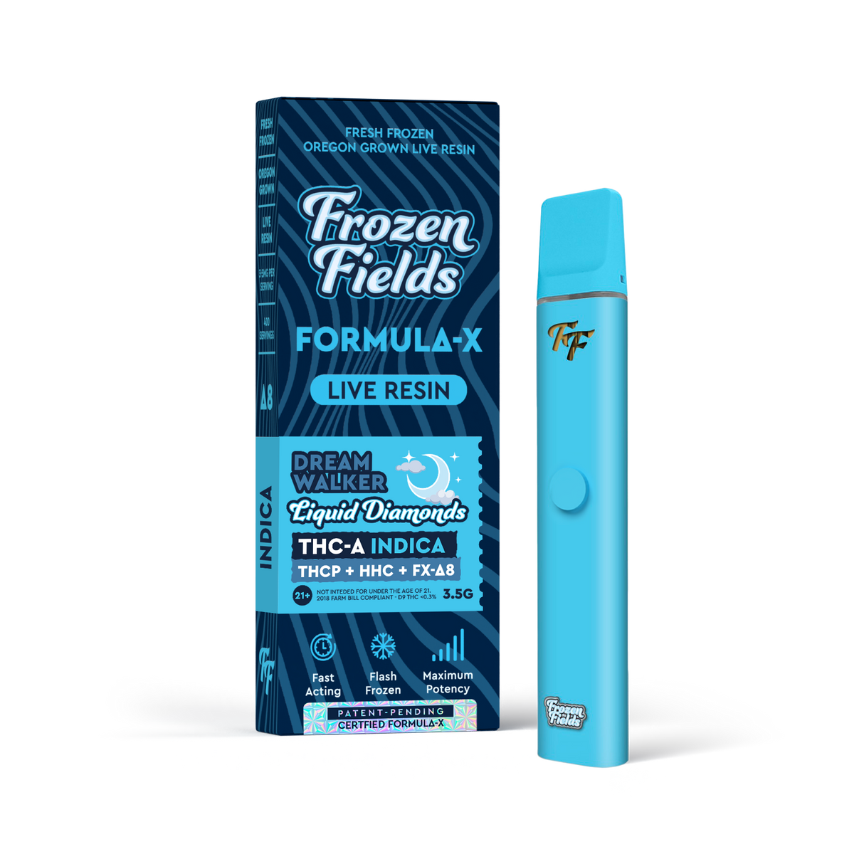 Frozen Fields Formula-X THC-A Liquid Diamonds Live Resin  - 3.5g Disposable