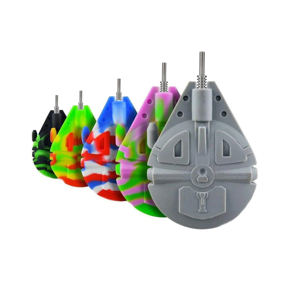 Falcon Silicone Nectar Collector with Titanium Nail