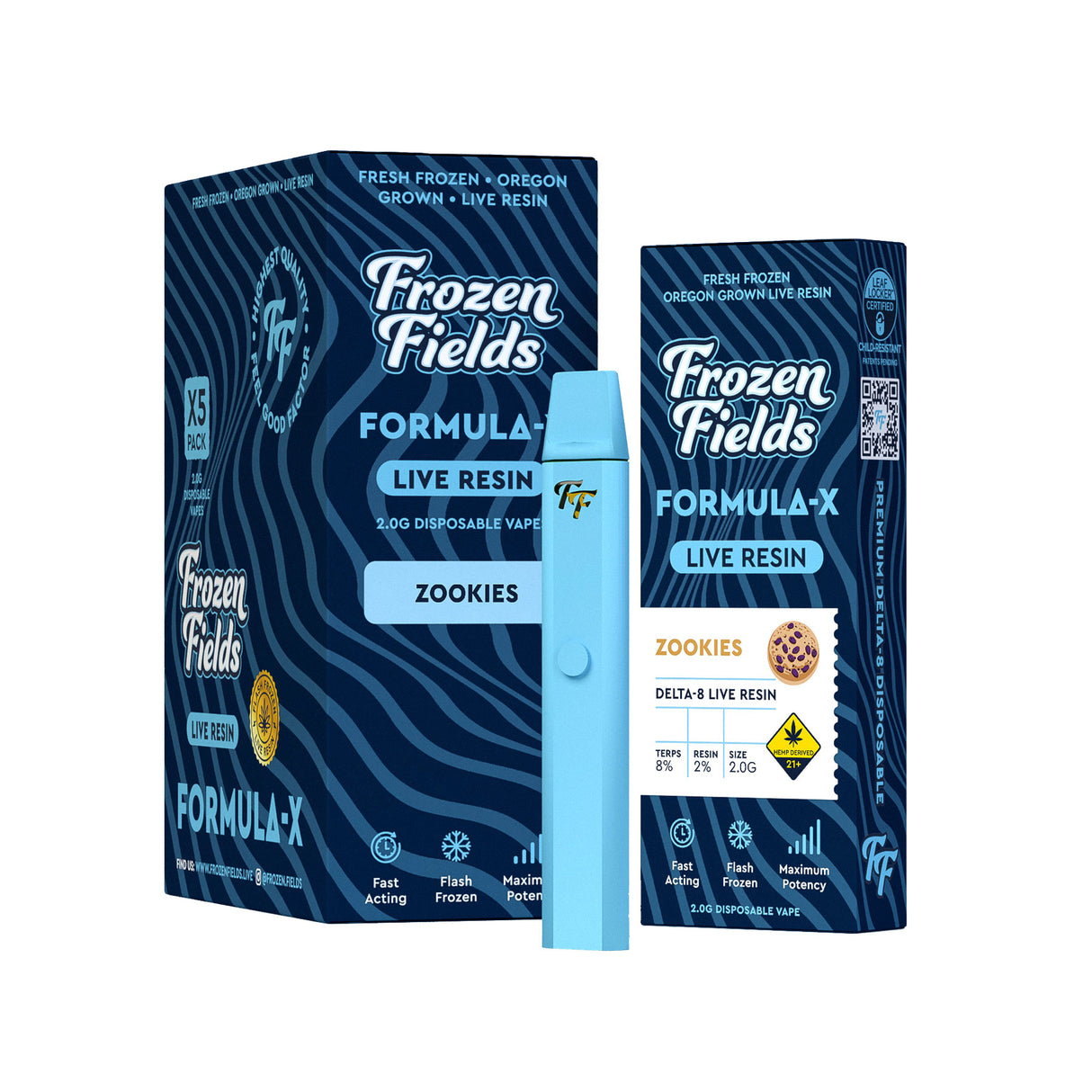 Frozen Fields Formula-X Disposable Device - 2g/2000mg