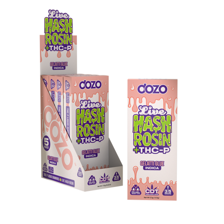 Dozo Live Hash Rosin + THC-P - 3.5g Disposable