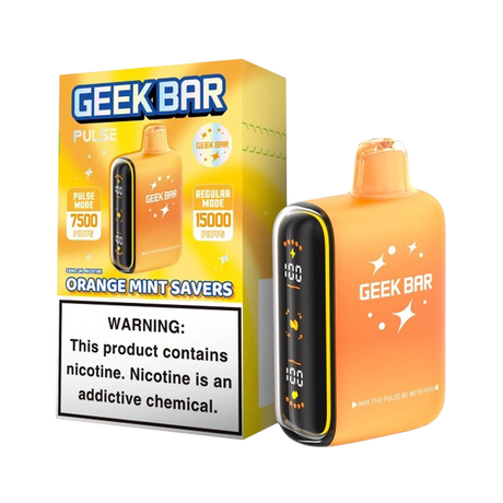 Geek Bar Pulse 15K Savers Edition Rechargeable Disposable Device – 15000 Puffs (2 Box per Flavor Max Limit)