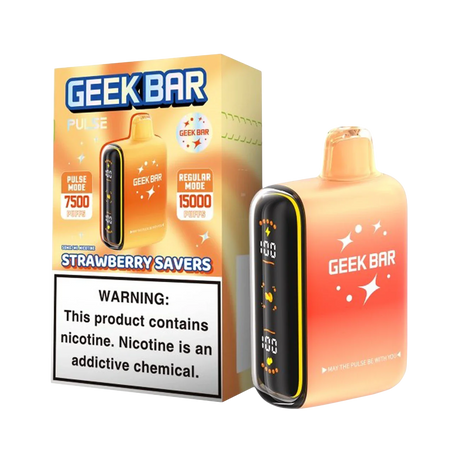 Geek Bar Pulse 15K Savers Edition Rechargeable Disposable Device – 15000 Puffs (2 Box per Flavor Max Limit)