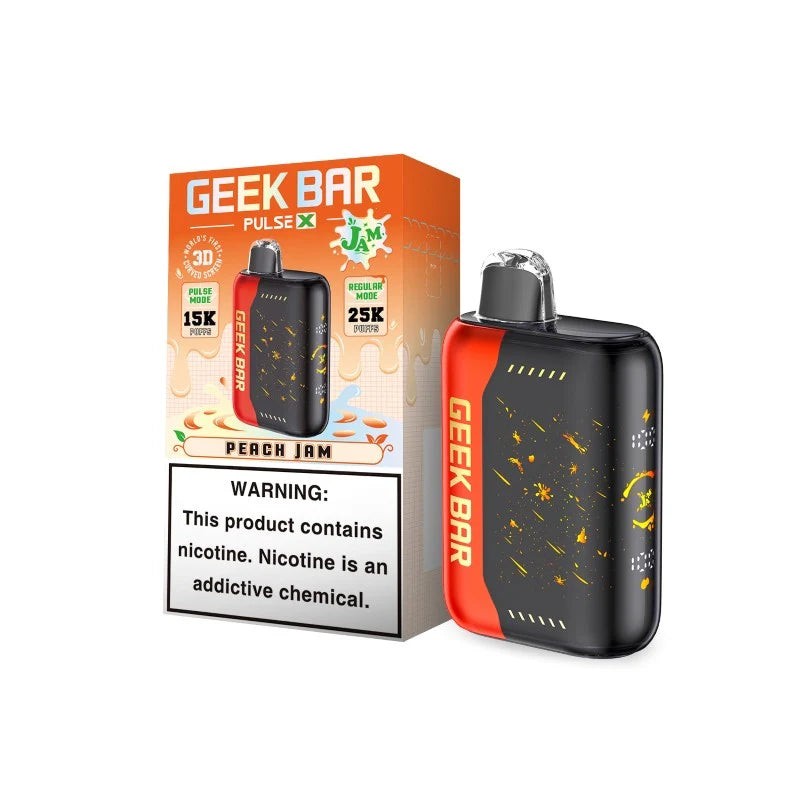Geek Bar Pulse X 25K Puff JAM EDITION Disposable Device – 25000 Puffs (2 Box per Flavor Max Limit)