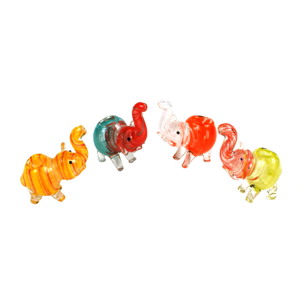 Glass Mini Elephant Pipe