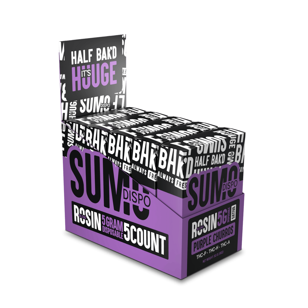 HALF BAK'D Sumo Rosin Blend Disposable 5G