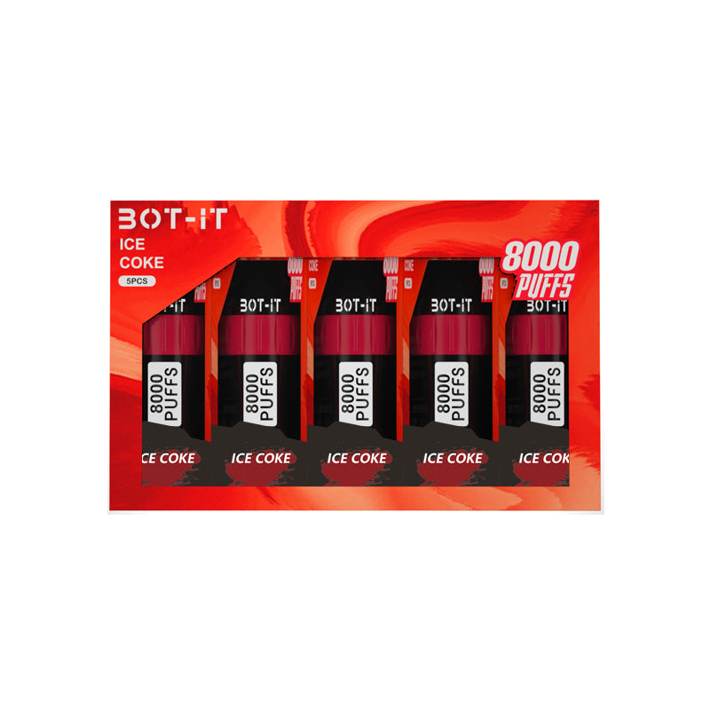 BOT-IT 8000 Pocket Size Edition Rechargeable Disposable Device – 8000 Puffs [BUY 10 BOXES GET 2 FREE] BOT-IT BOT-IT 8000 Pocket Size Edition Rechargeable Disposable Device – 8000 Puffs [BUY 10 BOXES GET 2 FREE]