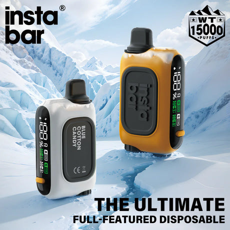  InstaBar » InstaBar WT15000 Rechargeable Disposable Device – 15000 Puffs [BUY 5 BOXES GET 1 FREE] (100% off)