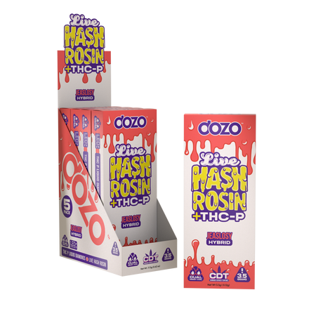 Dozo Live Hash Rosin + THC-P - 3.5g Disposable