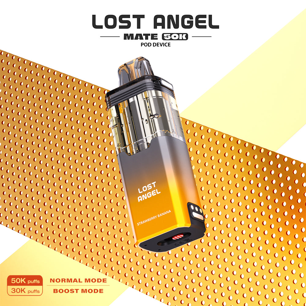 Lost Angel MATE 50K Replacement Pod – Pre-filled 20mL disposable pod for up to 50,000 puffs. Compatible with MATE 50K battery.