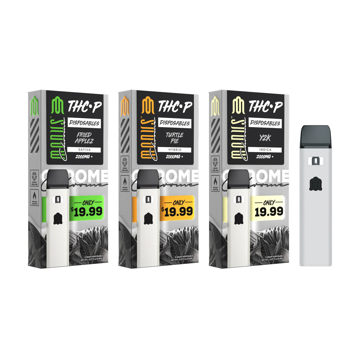 MODUS Chrome THC-P Pocket Dabs - 2g Disposable