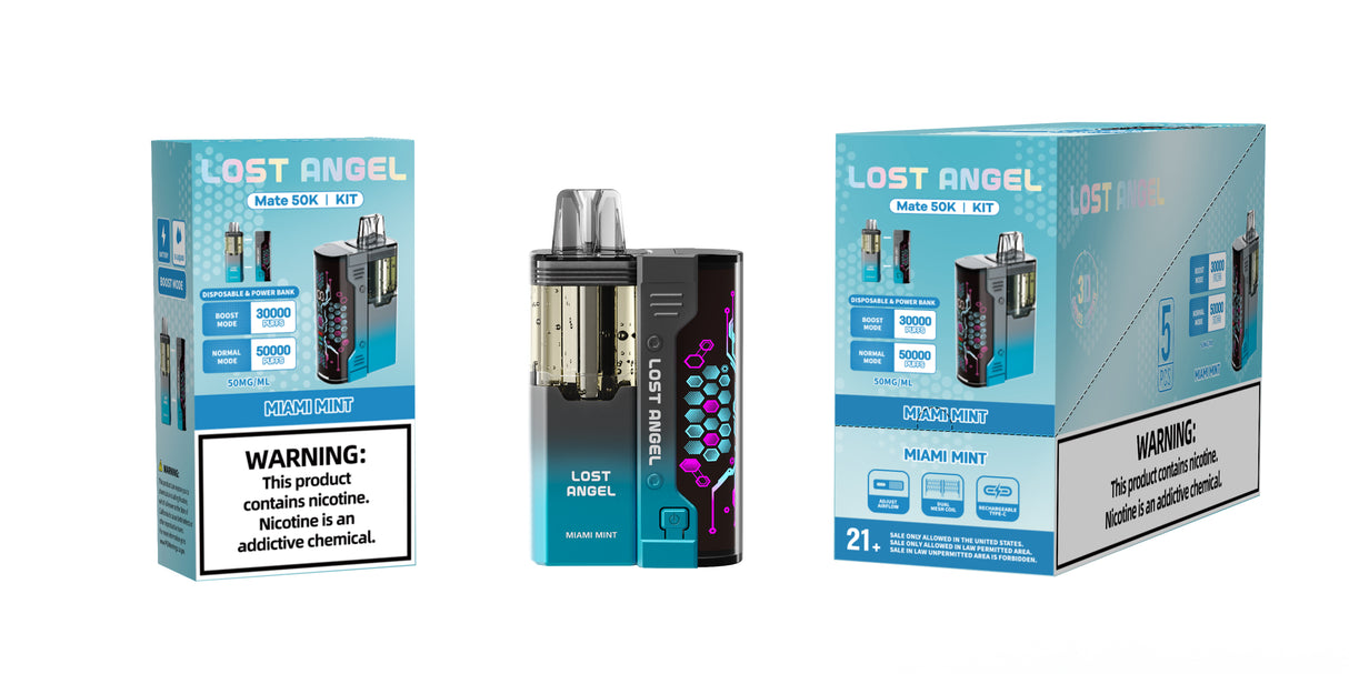 Lost Angel MATE 50K Disposable Device KIT – 50000 Puffs