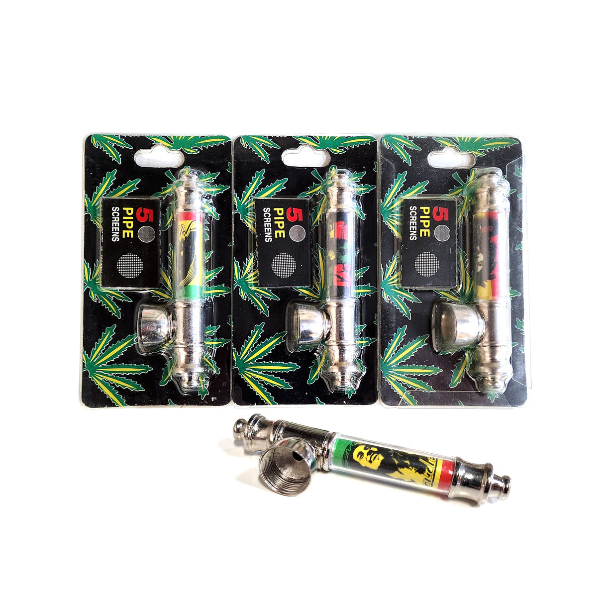 Mini Metal Tobacco Pipe with Screen