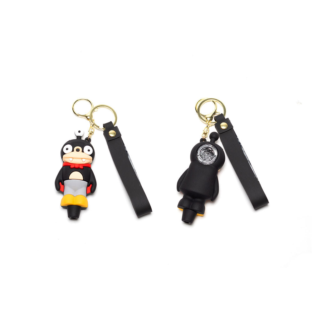 3″ Futurama Lord Nibbler Silicone Hand Pipe w/ Keychain Unishowinc 3″ Futurama Lord Nibbler Silicone Hand Pipe w/ Keychain