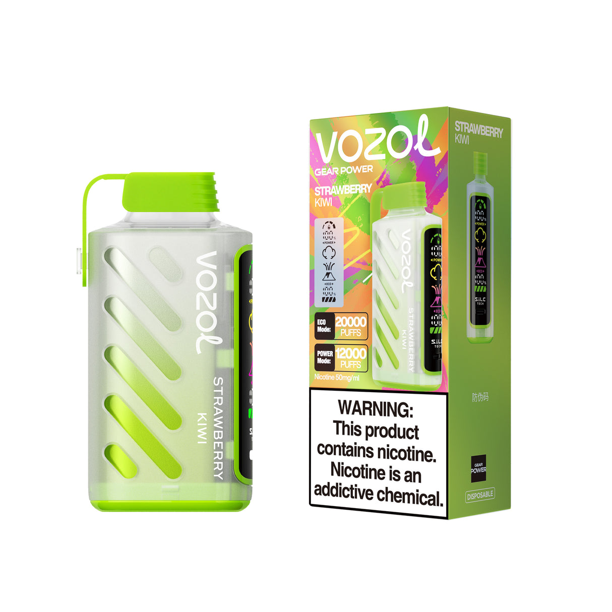 VOZOL Gear Power 20000 Puffs Rechargeable Disposable Device - 20000 Puffs [BUY 5 BOX GET 1 BOX FREE]