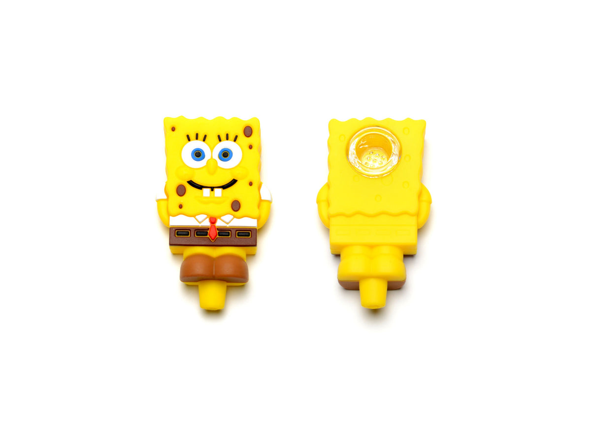 3.5″ Spongebob Silicone Hand Pipe Unishowinc 3.5″ Spongebob Silicone Hand Pipe