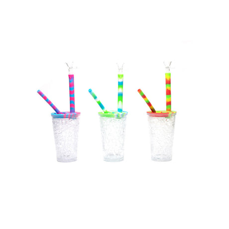 7″ Silicone Slushy Cup To-Go Water Pipe Unishowinc 7″ Silicone Slushy Cup To-Go Water Pipe