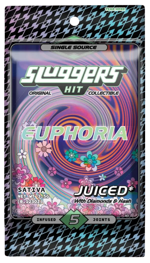 Sluggers Hit Juiced with Diamonds & Hash Pre-rolls 3.5G