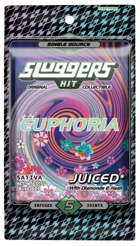 Sluggers Hit Juiced with Diamonds & Hash Pre-rolls 3.5G