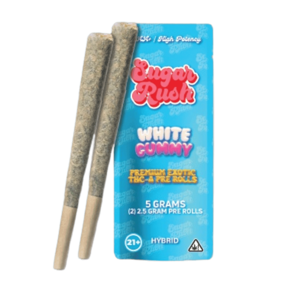Sugar Rush Premium Exotic THC-A 5g Pre Rolls - 2 Count