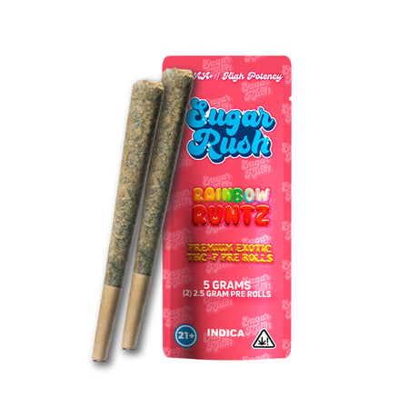 Sugar Rush Premium Exotic THC-P 5G Pre Rolls (2CT)