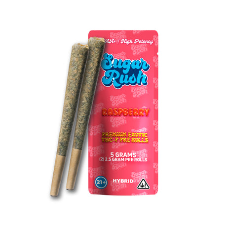 Sugar Rush Premium Exotic THC-P 5G Pre Rolls (2CT)