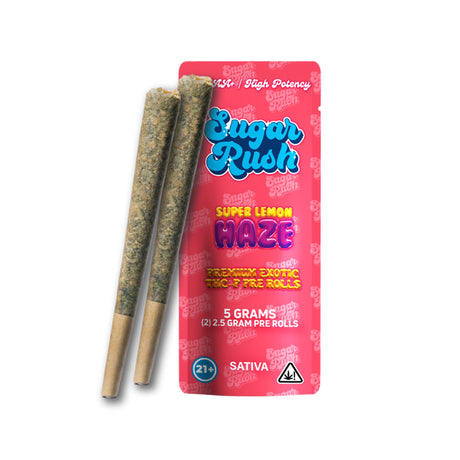 Sugar Rush Premium Exotic THC-P 5G Pre Rolls (2CT)