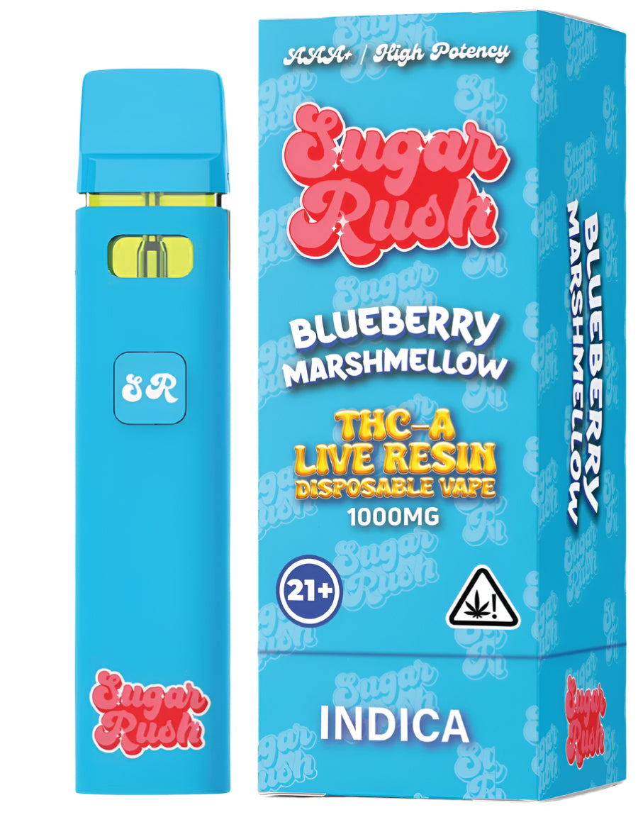 Sugar Rush THC-A Live Resin 1g Disposable Device