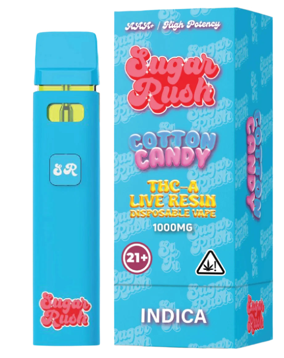 Sugar Rush THC-A Live Resin 1g Disposable Device