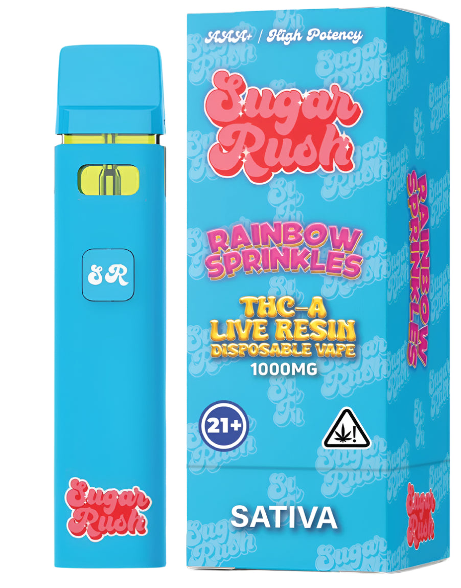 Sugar Rush THC-A Live Resin 1g Disposable Device